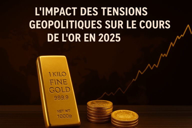 L’impact des tensions géopolitiques sur le cours de l’or en 2025